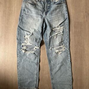 American Eagle Outfitters Vintage Blue Ripped Jeans